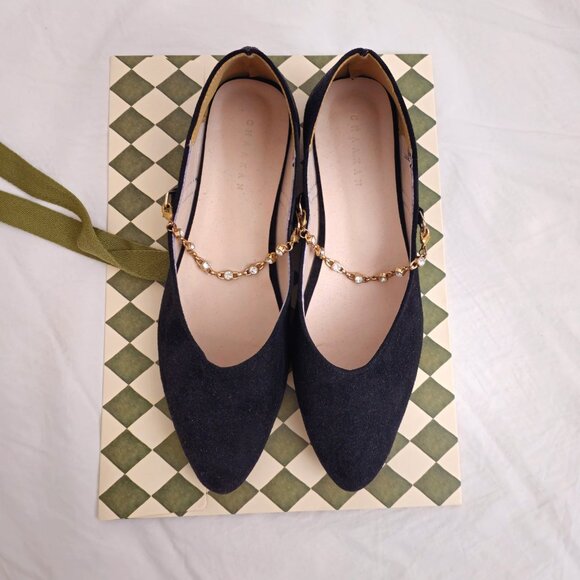 KBrand Chain Strap Mary Jane Shoes - Size 8.5 - Picture 1 of 3